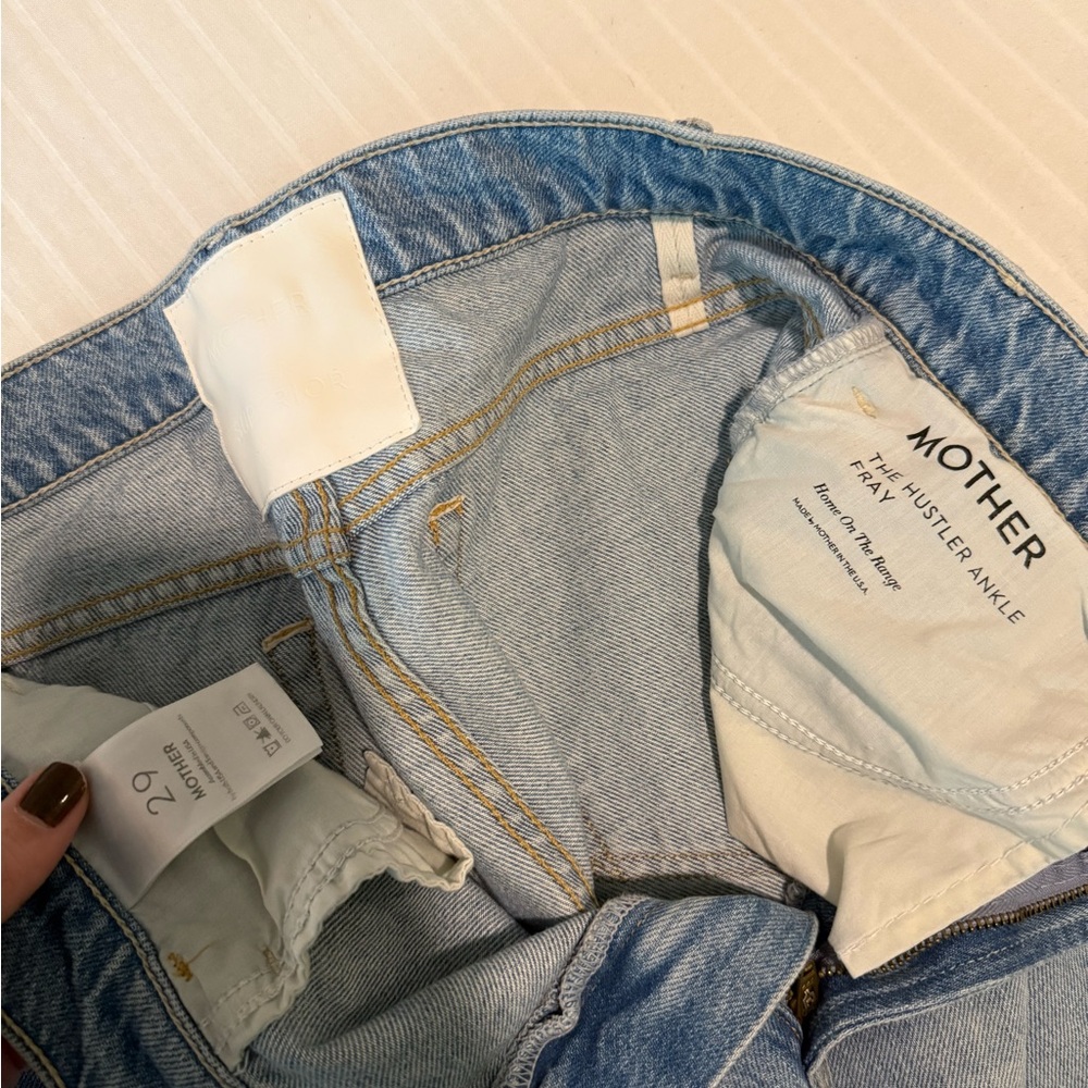 MOTHER Light Blue Denim Jeans